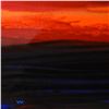Image 2 : Wyland, "Abstract" Framed Original Watercolor Painting, Hand Signed with Letter of Authenticity.