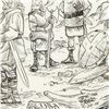 Image 3 : Bizarro, "Viking Defection" is a Framed Original Pen & Ink Drawing by Dan Piraro, Hand Signed with L