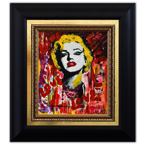 Nastya Rovenskaya- Mixed Media "Marilyn Monroe II"