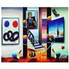 Image 1 : Ferjo, "Calming Effect" Original Painting on Canvas, Hand Signed with Letter of Authenticity.