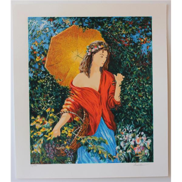 Igor Semeko- Original Serigraph on Paper "After the Rain"