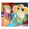 Image 1 : Isaac Maimon, "Priscilla" Original Acrylic Painting, Hand Signed with Certificate of Authenticity.