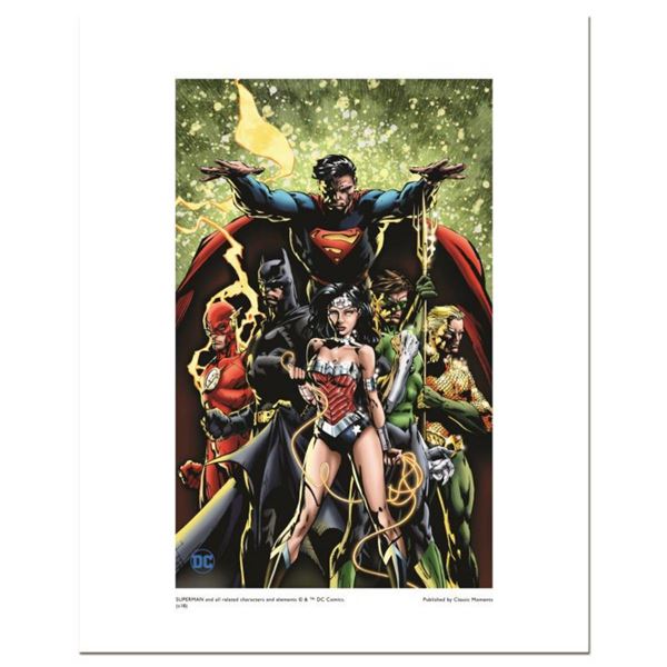 "Justice League" Numbered Limited Edition Giclee from DC Comics & David Finch with COA