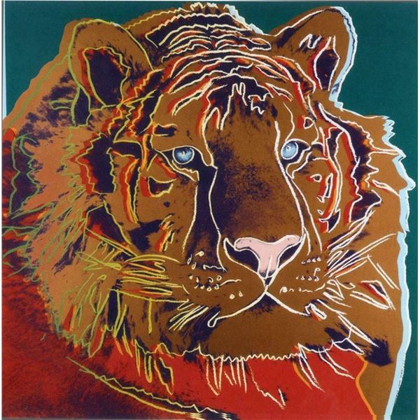 Andy Warhol- Screenprint in colors "Siberian Tiger"