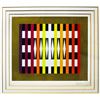 Image 2 : Yaacov Agam- Original Lithograph "White rhombs"