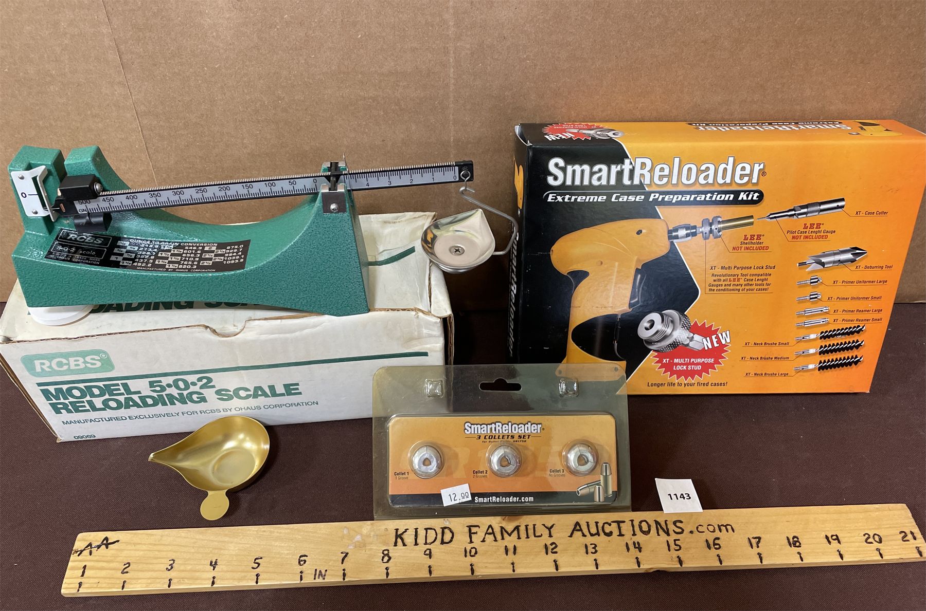 LOT OF 3 - RELOADING SCALE AND CASE PREPARATION KIT