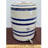 Image 1 :  ANTIQUE 6 GAL SPOUTED CROCK W/ LID