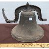 Image 1 : CAST SCHOOL BELL - APPROX 10" W/ PENDULUM & BRACE