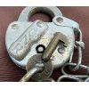 Image 2 : LOT OF 4 - ANTIQUE CNR LOCKS SINGLE KEY