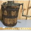 Image 1 : NORTH BROS MFG GEM WOOD AND METAL CHURN - 13" TALL