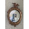 Image 1 : ANTIQUE CONVEX GILT FRAMED MIRROR - APPROX 16"