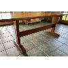 Image 1 : PINE HARVEST TABLE - 34 INCHES X 7 FOOT & 1 INCH THICK.