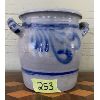 Image 2 : BLUE FLORAL POTTERY JUG