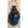 Image 1 : HLP CNR RAILWAY LANTERN W/ RED & BLUE LENSES - 16" TALL