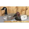 Image 1 : LOT OF 2 - WOODEN DECOYS - INCL CANADA GOOSE