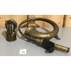 Image 2 : LOT OF 2; BRASS BIKE ACCESSORIES, HORN & LIGHT