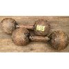 Image 1 : SET OF ANTIQUE BARBELLS 