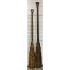 Image 1 : PAIR OF VINTAGE WOODEN PADDLES - 54" & 60"