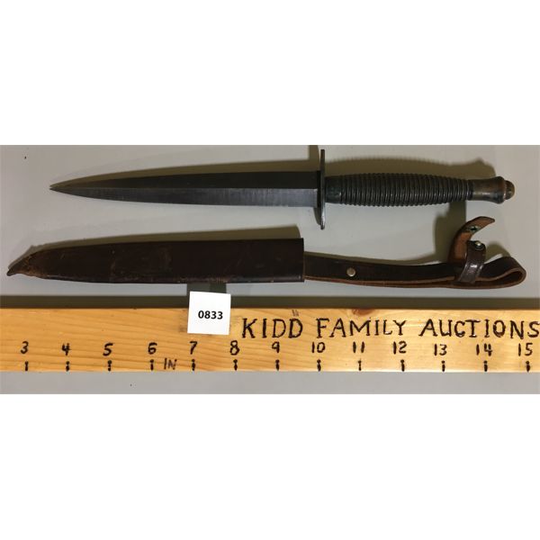 7 Inch Dagger 7 INCH BLADE DAGGER WITH LEATHER SHEATH