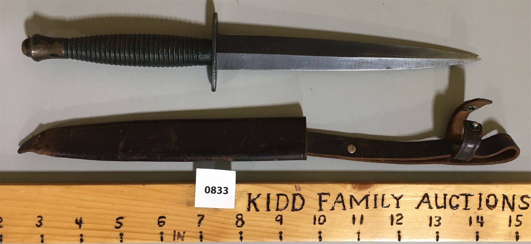 7 Inch Dagger 7 INCH BLADE DAGGER WITH LEATHER SHEATH