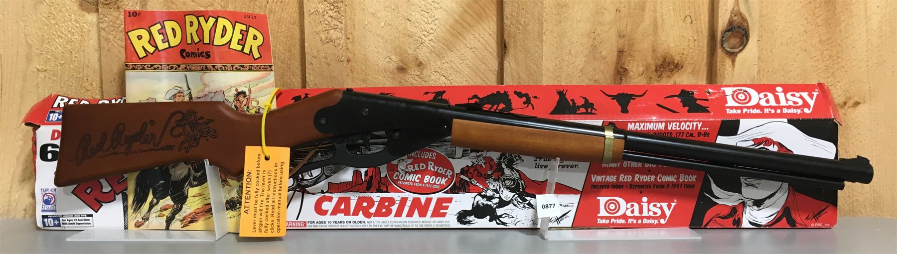 Red Rider Daisy Box DAISY - RED RIDER CARBINE IN .177 BB W/ ORIG BOX & COMIC