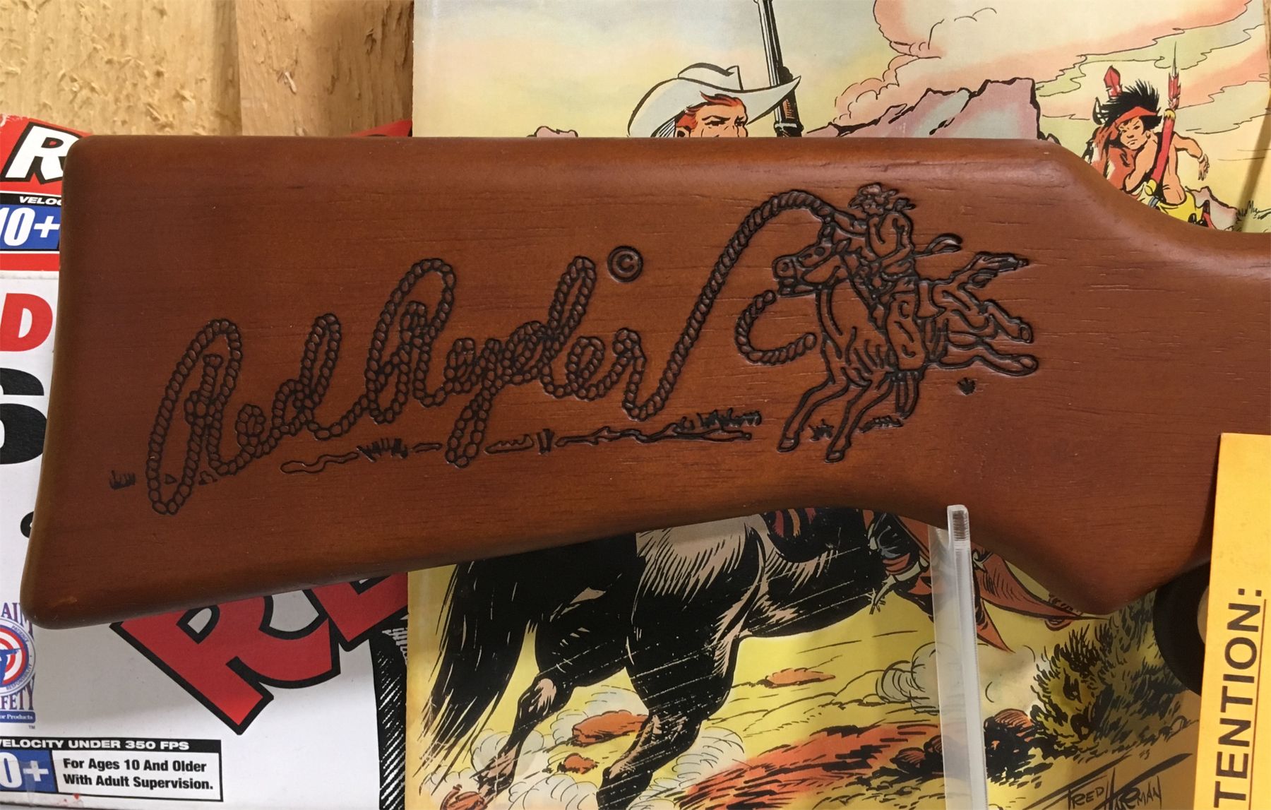 Red Rider Daisy Box DAISY - RED RIDER CARBINE IN .177 BB W/ ORIG BOX & COMIC - Kidd Family ...