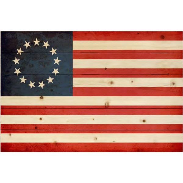 Betsy Ross Pallet Flag