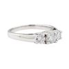 Image 1 : 0.92 ctw Diamond Ring - 14KT White Gold