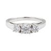 Image 2 : 0.92 ctw Diamond Ring - 14KT White Gold