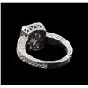 Image 3 : 14KT White Gold 1.54 ctw Tanzanite and Diamond Ring