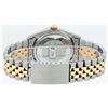 Image 2 : Rolex Mens 2 Tone Mother Of Pearl Diamond Oyster Perpetual Datejust 36MM