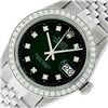 Image 1 : Rolex Mens Stainless Steel Slate Green Diamond 1.40CTW Bezel 36MM Datejust Wrist