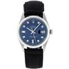 Image 2 : Rolex Mens Stainless Steel Blue Diamond 36MM Datejust Wristwatch With Nylon Stra