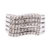 Image 2 : 0.70 ctw Diamond Ring - 18KT White Gold