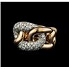 Image 1 : 1.35 ctw Diamond Ring - 14KT Rose and White Gold