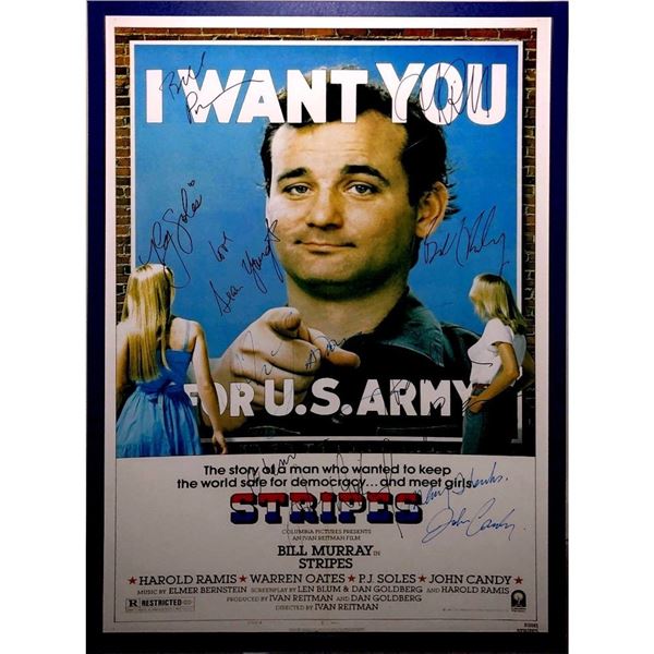 Signed Stripes Movie Poster