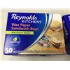 Image 2 : Reynolds Kitchen Wax Paper Sandwich Bags (Lot Of 2) (50 packs)