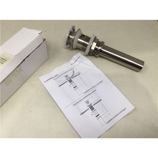 Homelod Vessel Sink/Drain