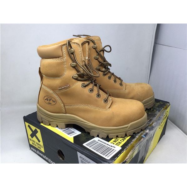 Mid Cut Wheat Comp Toe Work Boot Size 10