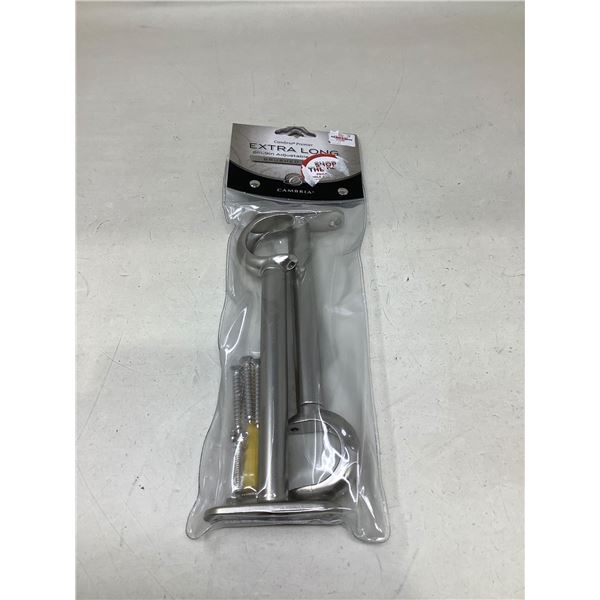 6" - 9" Extra Long Adjustable Bracket Polished Nickel