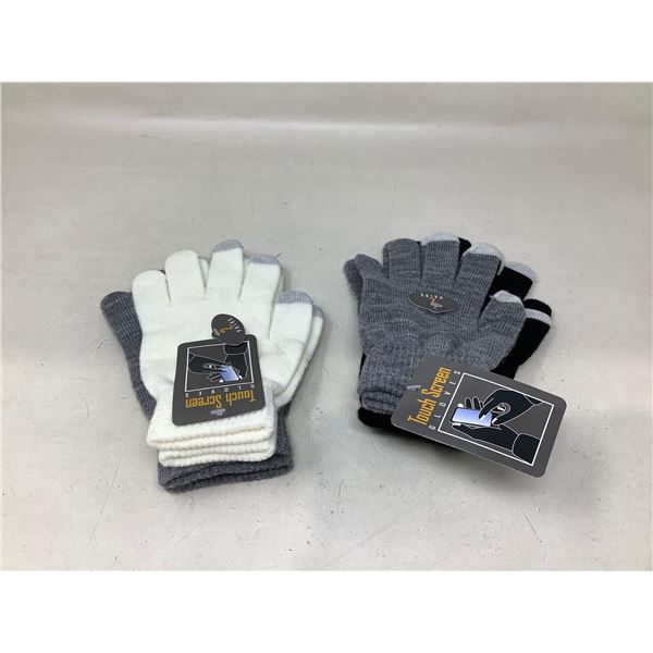 Touch Screen Friendly Gloves Lot Of 4