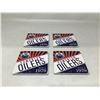 Image 1 : Edmonton Oilers Drink Coaster Lot Of 4