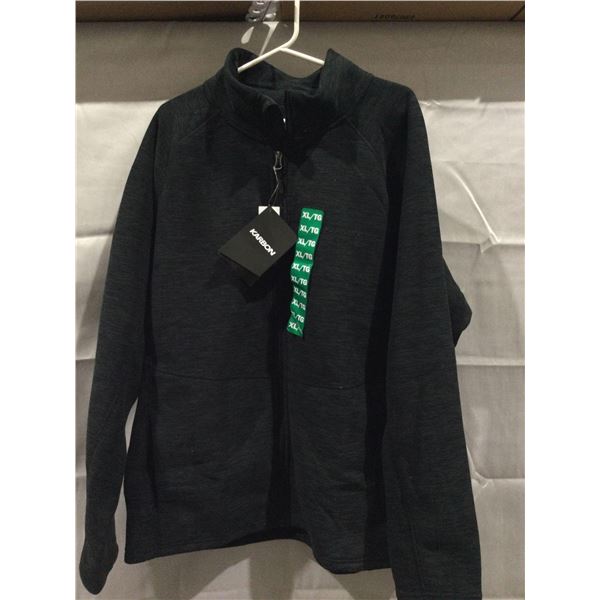 Mens XL Karbon Zip Up