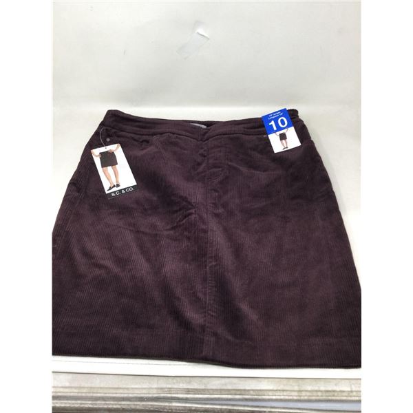 S.C & CO Ladies Skirt Size 10 (19" Length)