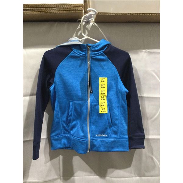 Kids Head Zip Up Sweater Size S