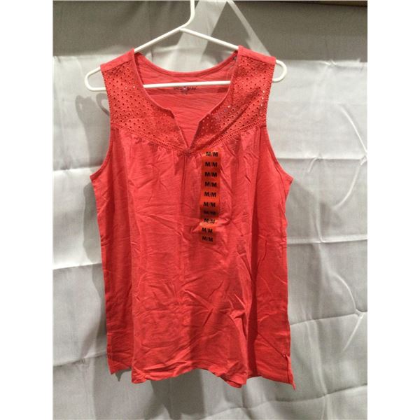 Bleu Gray Ladies Top Size M