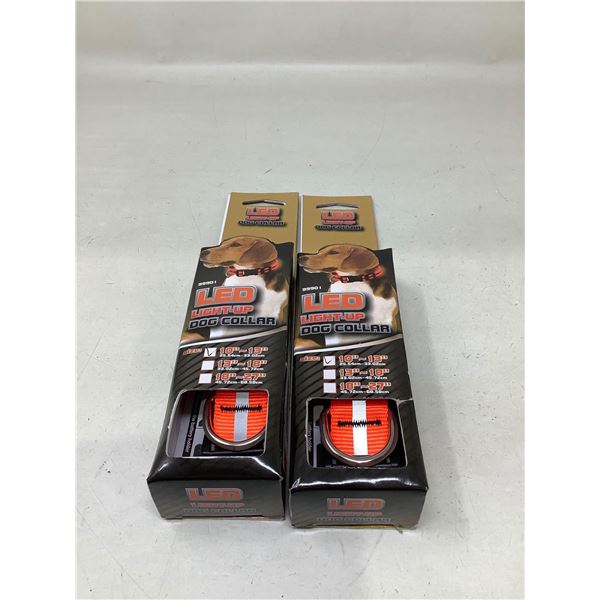 LED Light-Up Dog Collar (2x)