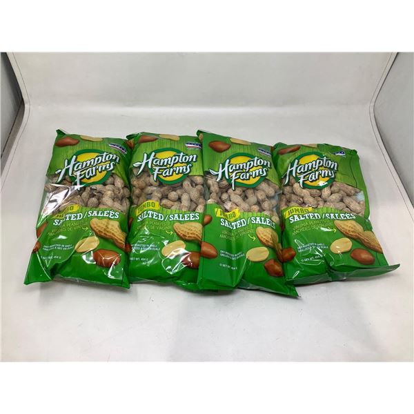Hampton Farms Jumbo Salted Peanuts (4 x 454g)