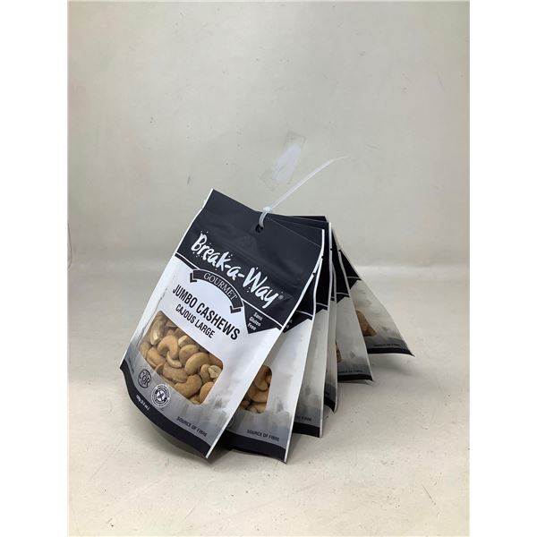 Break-a-Way Jumbo salted Cashews (6 x 100g)