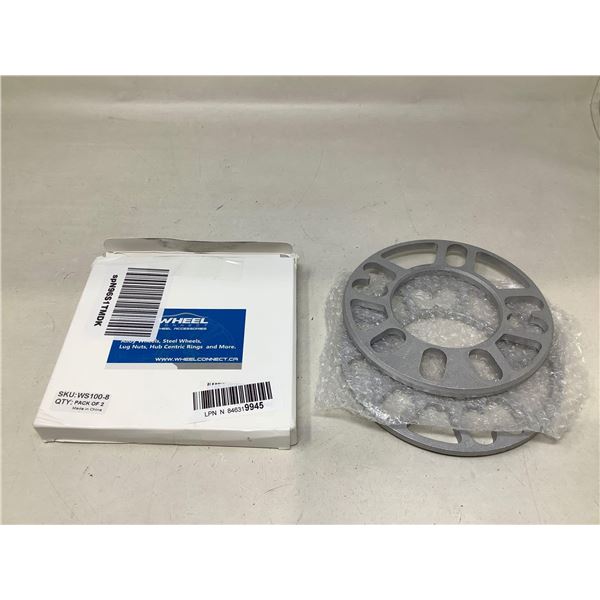 WHEEL CONNECT Universal Wheel Spacer,3mm thickness(1/8inch),Fit bolt pattern 4x98, 4x100, 4x108, 4x1